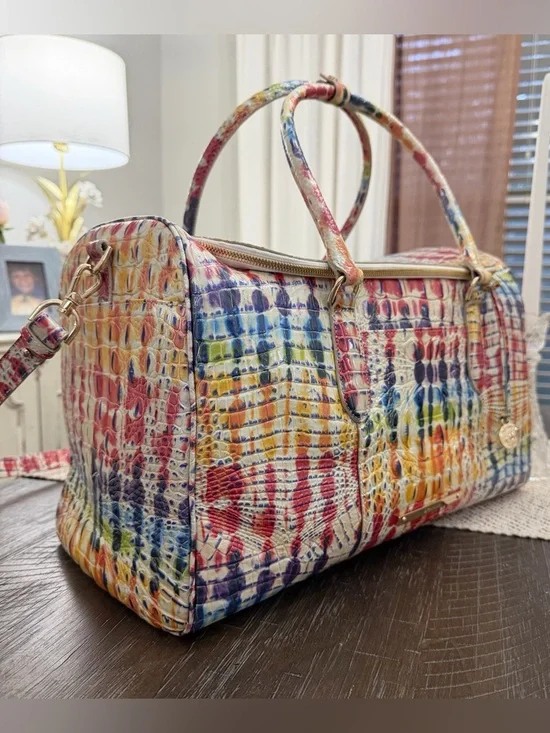 BRAHMIN TALULLA MELBOURNE WEEKENDER/CARRY ON/DUFFEL in “CELEBRATE” - Picture 4 of 12